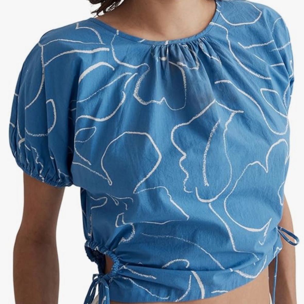 Madewell poplin top